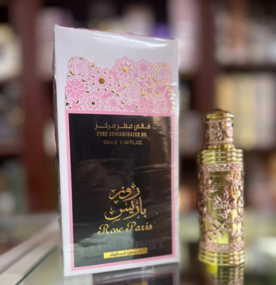 Rose Paris Perfume Oil Concentrated Free From Alcohol by Ard Al Zaafaran  - 12mL