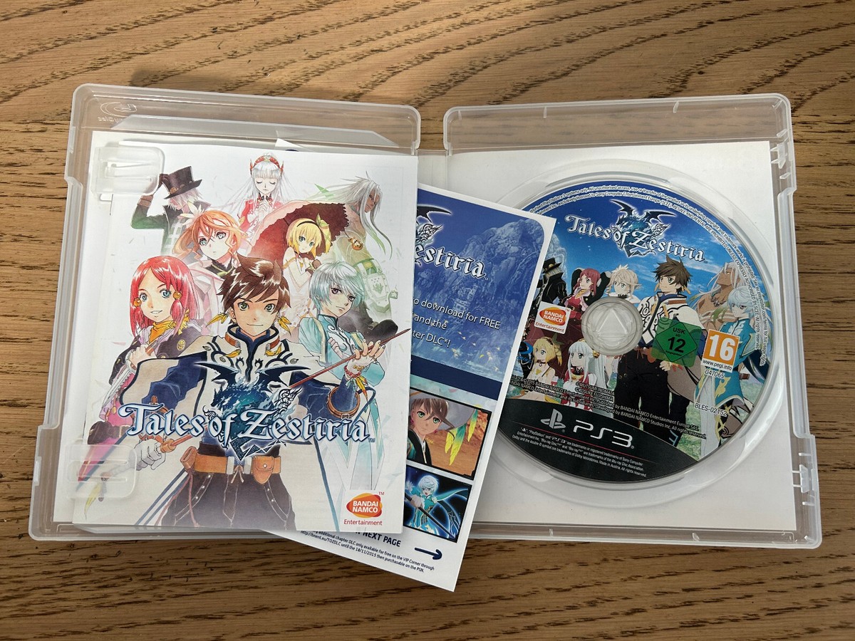Tales Of Zestiria Edition Limitée – PS3, Jeu Complet En Français, Comme Neuf