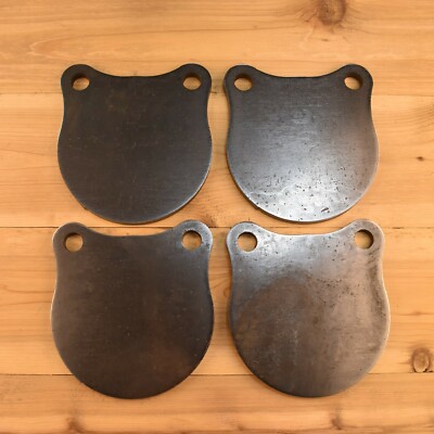 AR500 3/8'' Steel Shooting Target 6'' Gongs SET OF FOUR