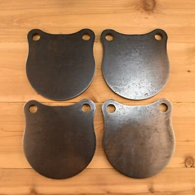 HDSTEELTARGETS AR500 3/8" Steel Shooting Target 6" Gongs SET OF FOUR