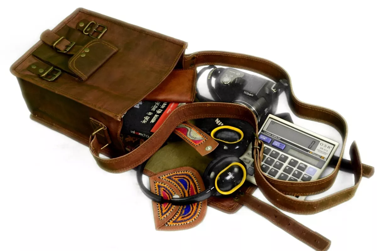 Custom hot sale leather briefcase