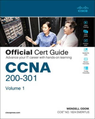 CCNA 200-301 Official Cert Guide, Volume 1 - Hardcover By Odom, Wendell - GOOD