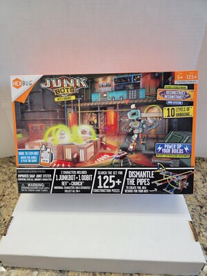 New In Box HEXBUG JUNKBOTS Rev's Hideout - Free Shipping