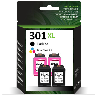 Druckerpatronen für HP 301 XL Deskjet 1050 2540 2542 3050 Envy 4500 4504 5530