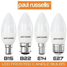 1-20 Pack Screw In Bayonet LED Candle Bulbs Energy Saving Warm/Cool/Day Light UK