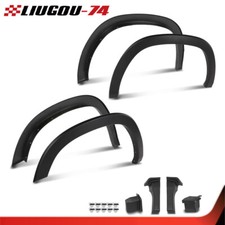 Fit For 19-24 Dodge Ram 1500 Oe Style Matte Black 4pcs Fender Flares Paintable