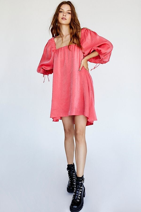 mara mini dress Mara Floral Mini Dress Ivory / Cherry / S
