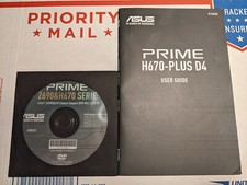 Asus Prime H670-PLUS D4 """""User Guide and Drivers DVD"""""
