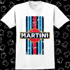 Martini Racing Team Car Race Retro Vintage Hipster T Shirt Meme Gift Best 940