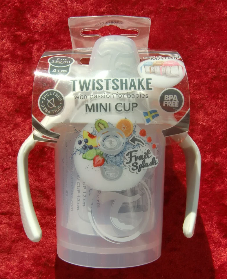 TWISTSHAKE, Mini Cup, Schnabeltasse, weiß, 230 ml, auslaufsicher, neu und ovp - Bild 1 von 1