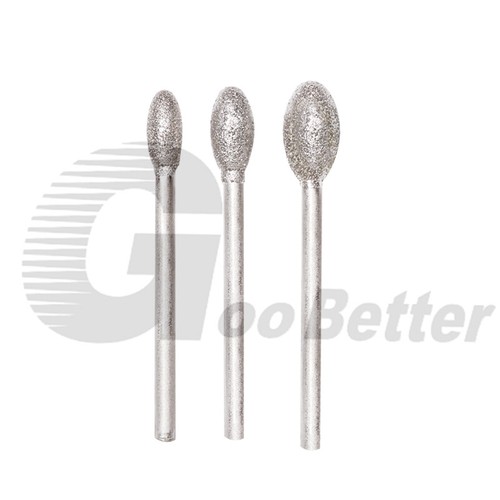 0.8-8mm Diamond Burr Grinding Drill Bits for Dremel Rotary Tool 2.35mm/3mm Shank - Picture 3 of 11