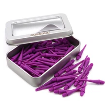 CUESOUL 100 PCS/Set Purple Soft Tip Points For Soft Tip Darts-32mm