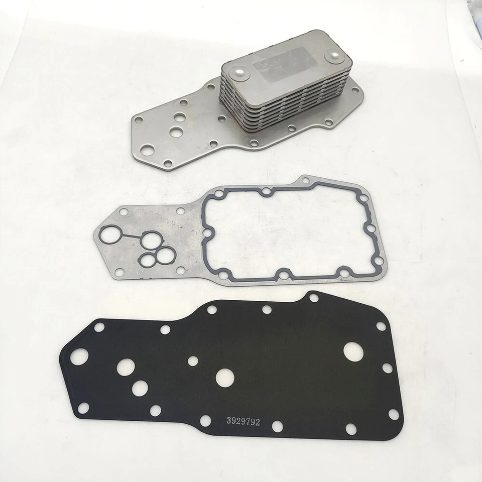 Núcleo enfriador de aceite de motor con juntas para Dodge Ram 2500 3500 1989-2002 5,9 L diésel Foto 2 de 4