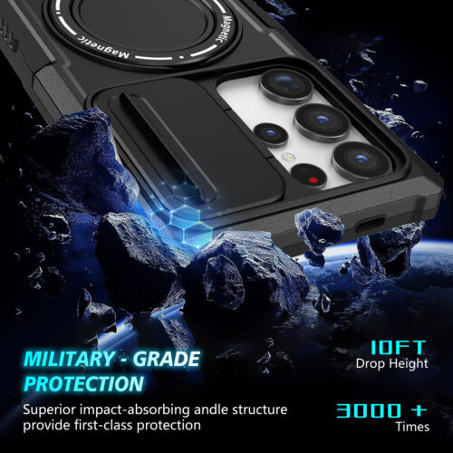 Für Samsung Galaxy S25 Ultra S24 S23 Stand Case mit Linse Cover/Displayschutz - Bild 3 von 100