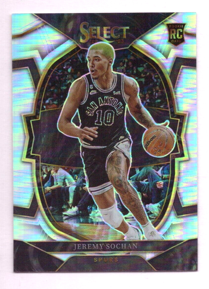 2022-23 Panini Select - Concourse Silver Prizm #86 Jeremy Sochan (RC)