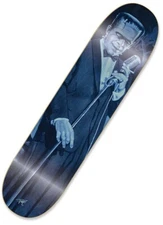 Old Smoothie Frankenstein Sings Maple 8.75" Skate Deck Mike Bell Lowbrow Art NWT