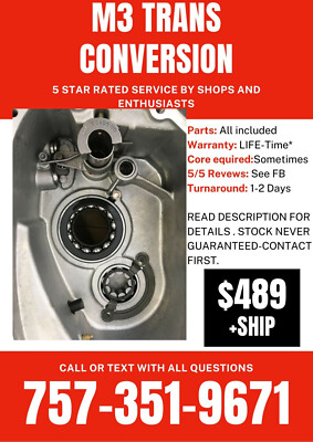 01-06 E46 M3 Bellhousing 6 speed Manual Transmission SMG conversion