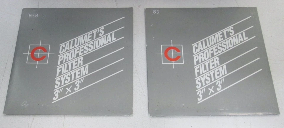 New Old Stock 5 Calumet Professional Filter System 80C, 80D, 82C, 85, 85B - 3x3 - Image 2 of 4
