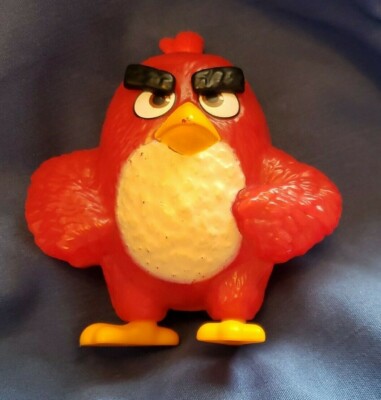 Lights Up 2016 McDonald's Rovio Red Angry Birds Toy Figure Happy Meal Works!