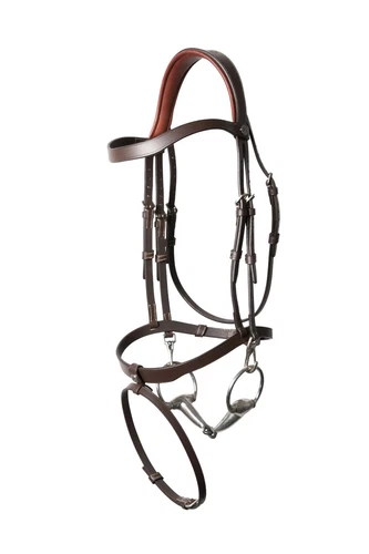 Training Snaffle Bridle and Rubber reins Signature by Antares size 2