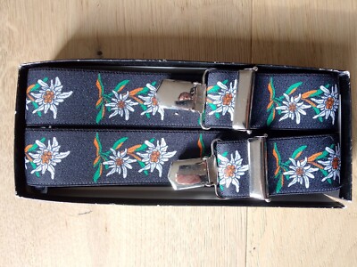 Beautiful SUSPENDERS ''The basic line of Trico'' brand new, never used 100x35mm