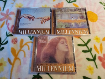 R. Strauss,schumann,schubert Classical Masterpieces of the Millennium 3 CD Lot 