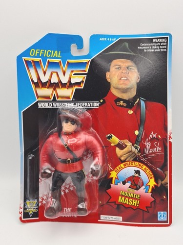 WWF Hasbro The MOUNTIE Series 5 1993 Carded Figure...