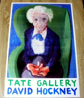 David Hockney My mother Bridlington poster,1988 | eBay UK