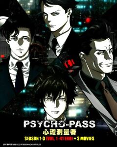 Dvd Psycho Pass Season 1 3 Tv 1 41 End 3 Movies English Subtitles Tracking Ebay