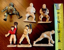 Vintage 4 Ajax Tan Plastic Baseball Player Figure Of 6 2 2 are not Ajax