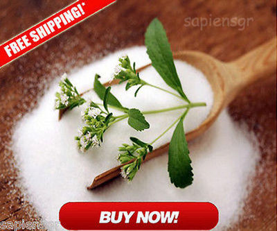 BULK STEVIA SÜSSSTOFF 240g (8,4oz) ZUCKERKÖRNCHEN KEIN PULVER - GEWICHT SÜSSES BLATT