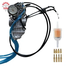 Carburetor W/Throttle Cable For Honda CRF450X 2005-2014 CRF450 CRF450R 2002-2008