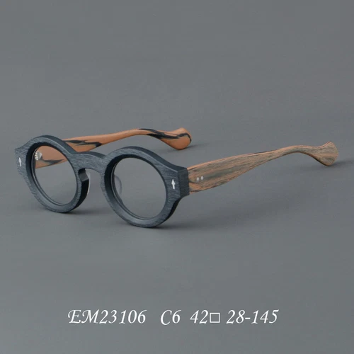 Acetate Round Retro Eyeglasses Men Women Reading Glasses Classic Thick Frames - Picture 14 of 35