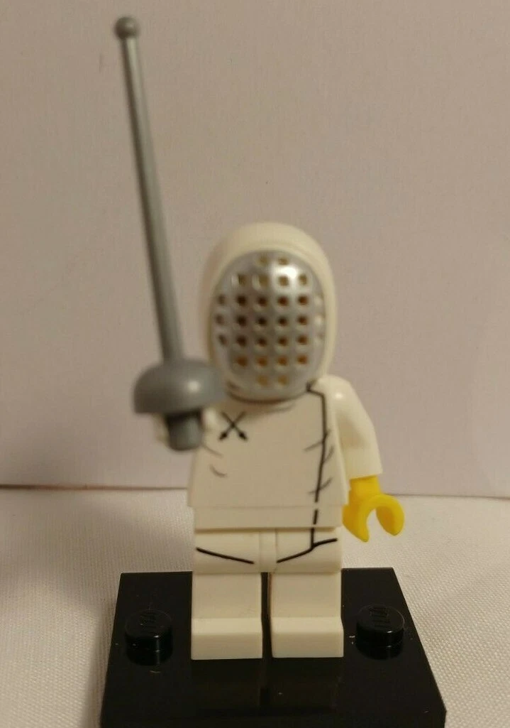 LEGO CMF Series 13 Fencer Minifigure Mini Fig with Stand