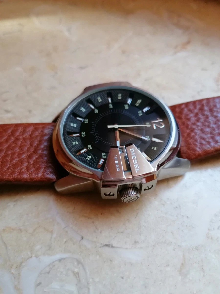 Diesel Orologio Analogico Uomo con Cinturino in Pelle DZ4343