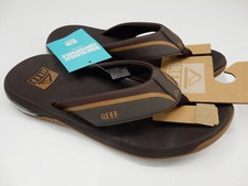 Reef Anchor Men Size 8 Sandal High Arch Support Brown | Gum  display picture 2