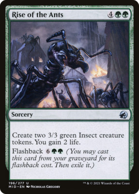 x4 Rise of the Ants MID MTG 196/277 UNCOMMON M/NM 4x