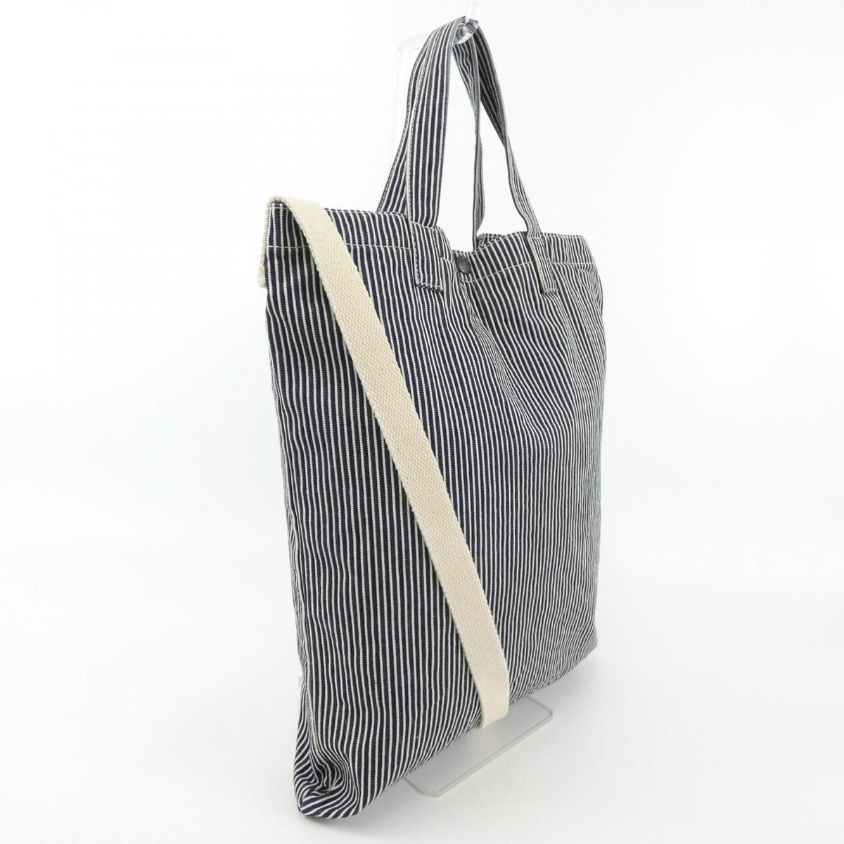 RRL RALPH LAUREN UNISEX Tote bag Cotton Navy Width 38.5 x