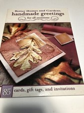 HANDMADE GREETINGS FOR ALL OCCASIONS  BETTER HOME AND GARDENS - 85 cards - tags