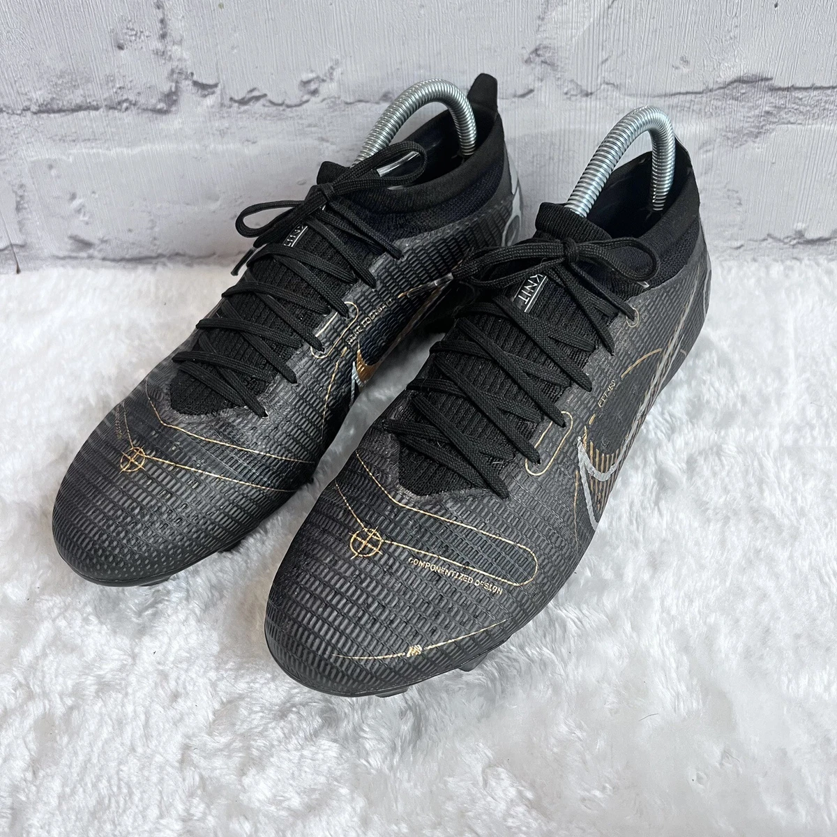 Nike Mercurial Vapor 14 Pro FG Football Boots Size Uk 7.5 Black
