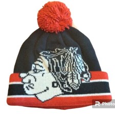 Chicago Blackhawks Knit Cap Pom Reebok CCM Big Chief Logo Warm Cuff Beanie NEW