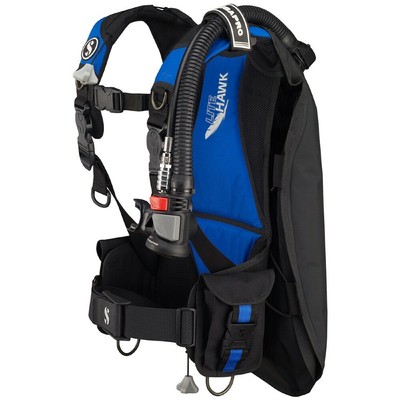ScubaPro Litehawk BCD w/ Air2 V GEN - Black/Blue - XS/S - Back Inflate