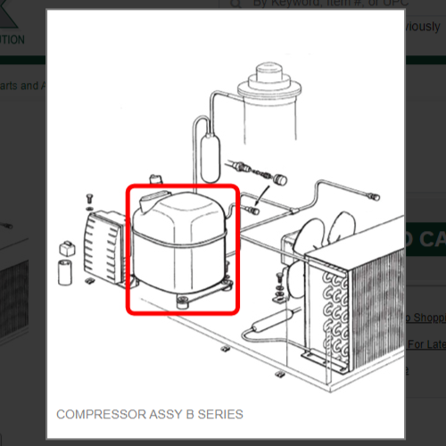 COMPRESSOR ASSY B SERIES # 1011357-164 | eBay