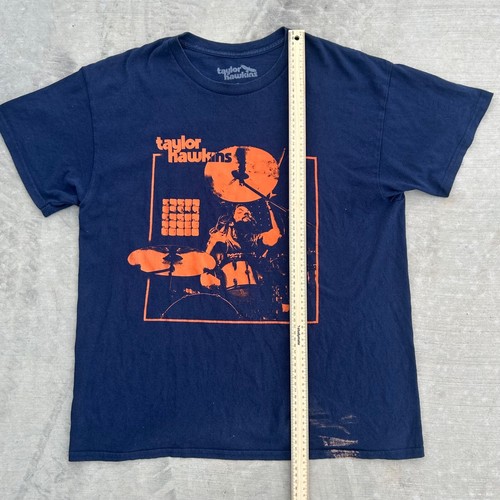 Foo Fighters Taylor Hawkins 2022 Tribute Concert Shirt Men Large Blue Cotton LA - Picture 9 of 12