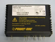 NEW Power-One PSB155 -91R Positive Switching DC Regulator IN:19-80V OUT:15V 5A 