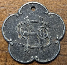 Philadelphia, Pennsylvania PA N. Snellenberg & Co. Charge Credit Coin Key Tag