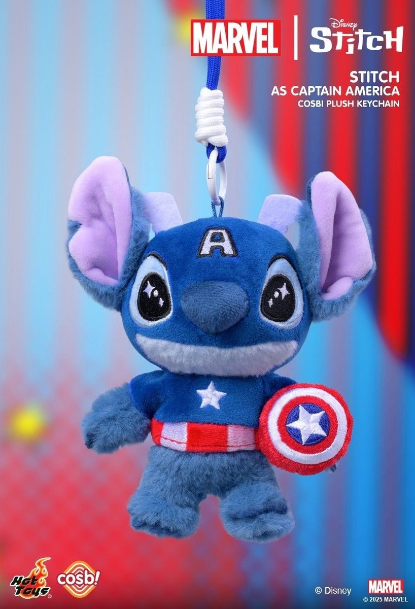 スティッチ COSBI PLUSH KEYCHAIN COLLECTION Hot Toys Marvel Stitch Cosbi Plush Keychain Collection (Full
