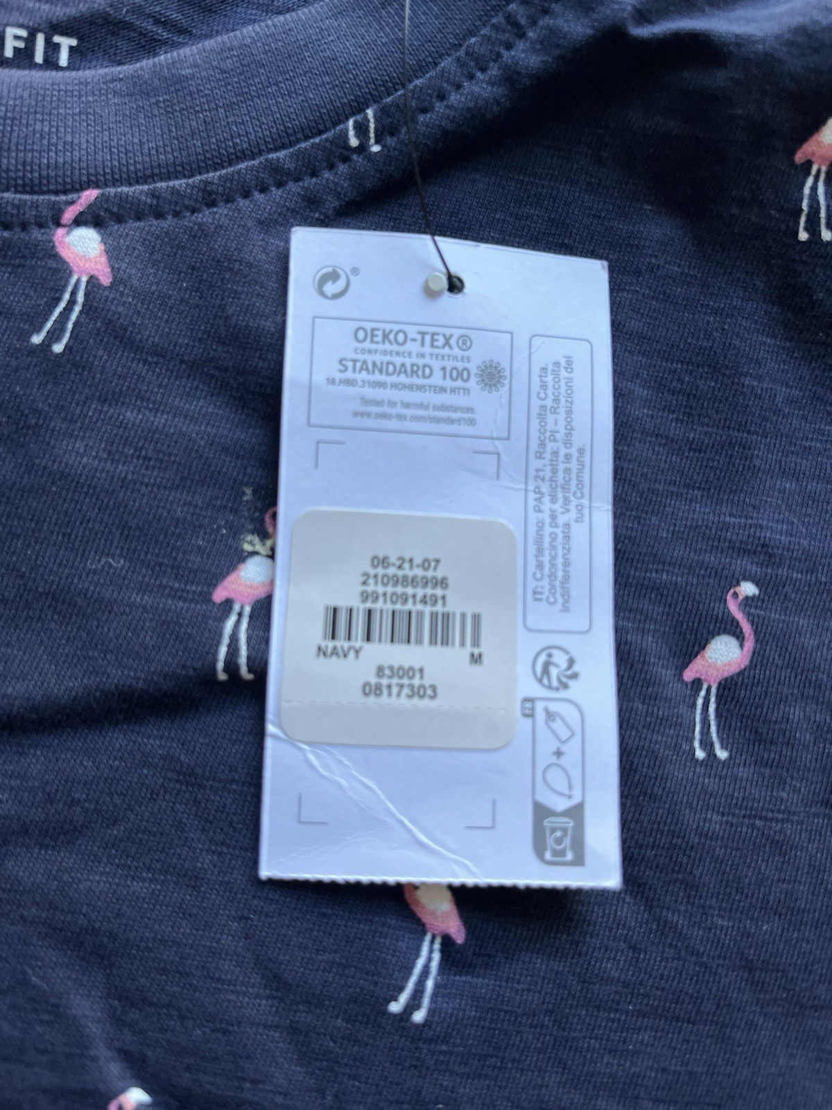 Pink Flamingo Tshirt Primark NWT Sz M image 6