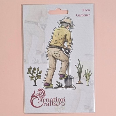 Carnation Crafts Keen Gardener Metal Cutting Dies - PO