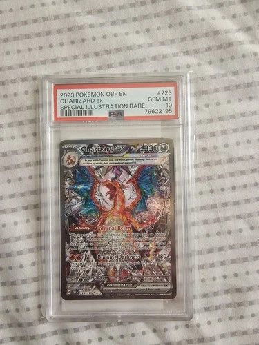Pokemon 2023 Charizard ex 223/197 SIR Obsidian Flames GEM MINT PSA 10